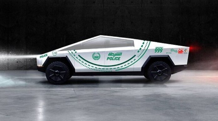 Tesla CyberTruck A new addition to Dubai Police Fleet