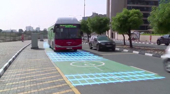 You can now charge your Electric Car on Dubai Roads while Driving