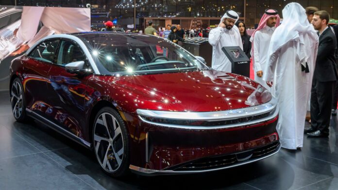 Lucid EV on Display