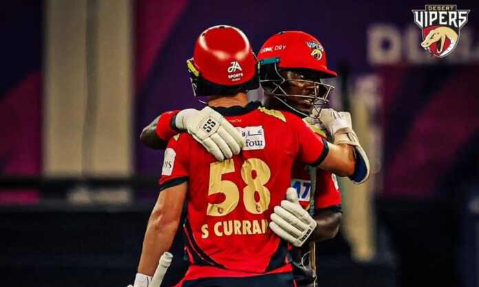 Desert Vipers win over giants