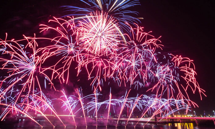 Eid Al Fitr fireworks